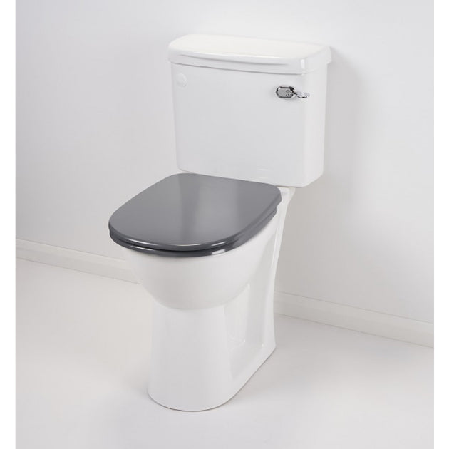 AKW Ergonomic Toilet Seat with Lid Mid Grey