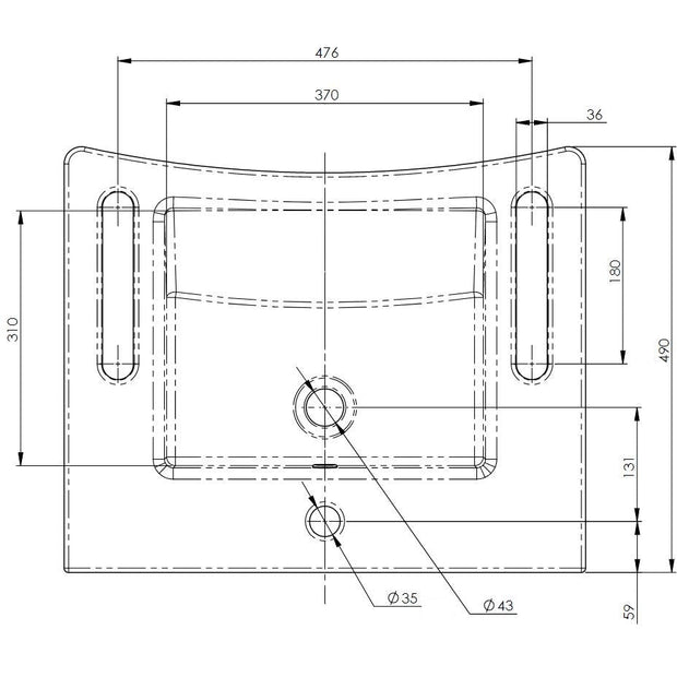 Onyx Ergonomic Wash Basin