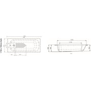 AKW 1700mm x 700mm Steel Bathtub and Kit