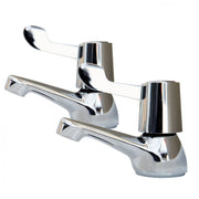 AKW Lever Handle Bath Taps (Pair)