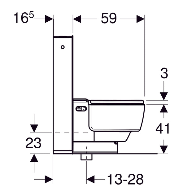 Geberit AquaClean Mera Care Floor Standing WC White Alpine