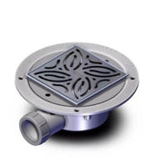 Low Height Dry Waste with TF Tiled Floor Adaptor