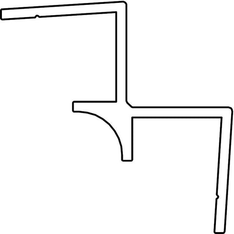 Wallboard Internal Corner PVC - 2440mm