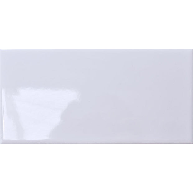 AKW Tiles - Flat Gloss Plain White 400x250mm (1.4msq) 14pk