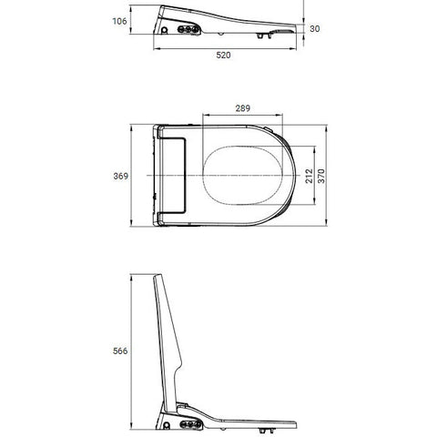 AKW Consilio Bidet Seat