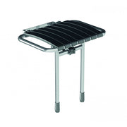 AKW Bama Slatted Compact Fold Up Shower Seat Matt Grey
