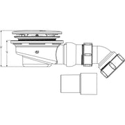 AKW Low Depth GW90 Gravity Waste