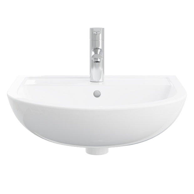 Navlin Wash Basin 500mm 1 Tap Hole