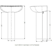 Navlin Full Pedestal