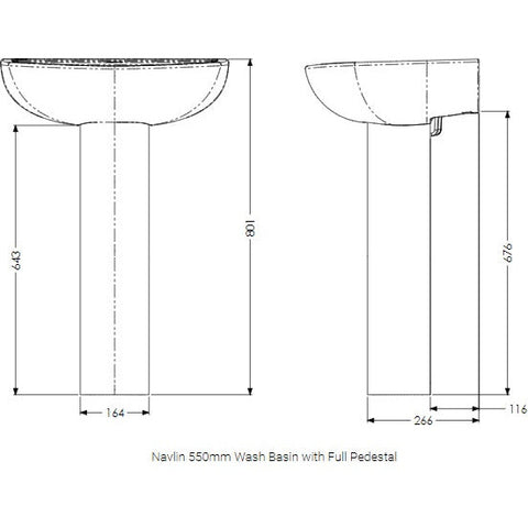 Navlin Full Pedestal