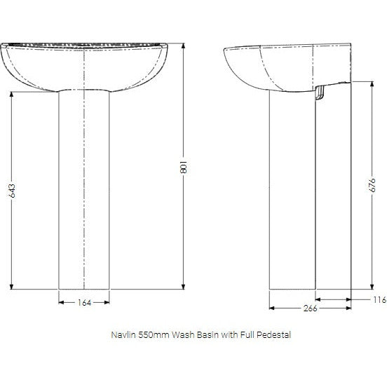Navlin Full Pedestal