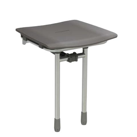 AKW Rugao Compact Fold-up Shower Seat Grey