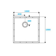 ShowerDec Wet Room Floor Former 1000mmx1000mm