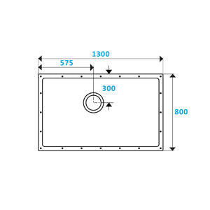 ShowerDec Wet Room Floor Former 1300mm x 800mm