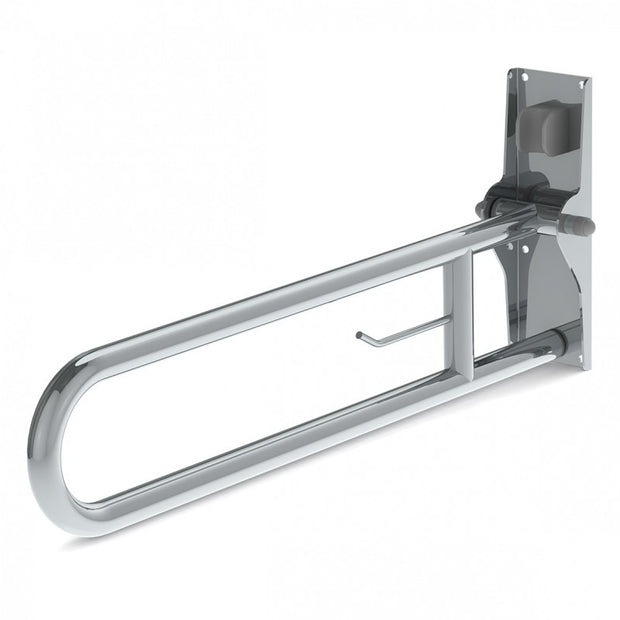 AKW Stainless Steel Hinged Fold-Up Double Hairpin Rail (32mm)