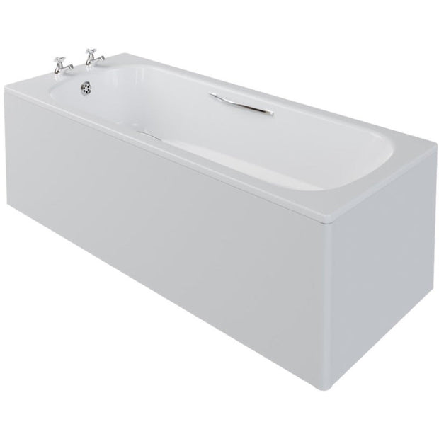 AKW 1600 x 700mm Steel Bathtub and Kit