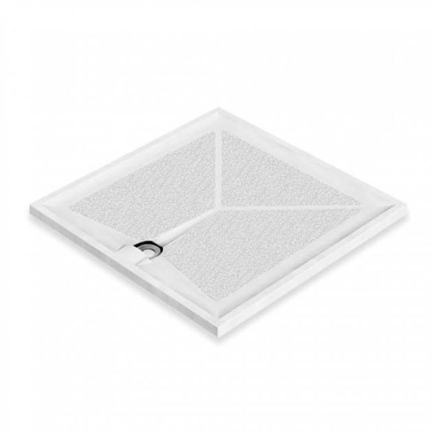 AKW Braddan Square Shower Tray with Gravity Waste 1000mm x 1000mm