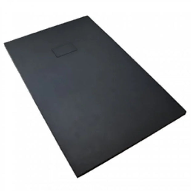AKW Onyx Square Shower Tray 900mm x 900mm - Black