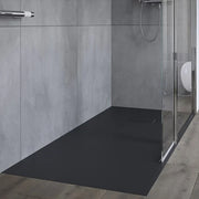AKW Onyx Square Shower Tray 900mm x 900mm - Black