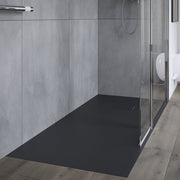 AKW Onyx Rectangular Shower Tray 1700mm x 900mm - Black