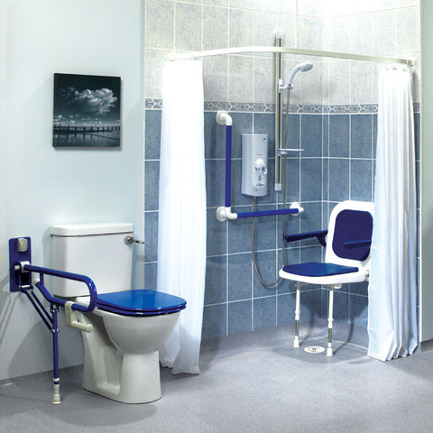AKW Standard Shower Curtain 1800mm Wide x 2000mm Drop