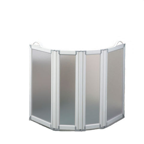 AKW Freeway Carer Screen 900mm High 4 Panels 400mm x 225mm x 225mm x 400mm with Handles Fitted