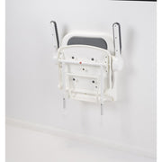 AKW 2000 Series Fold Up Mid Grey Padded Seat with Back and Arms
