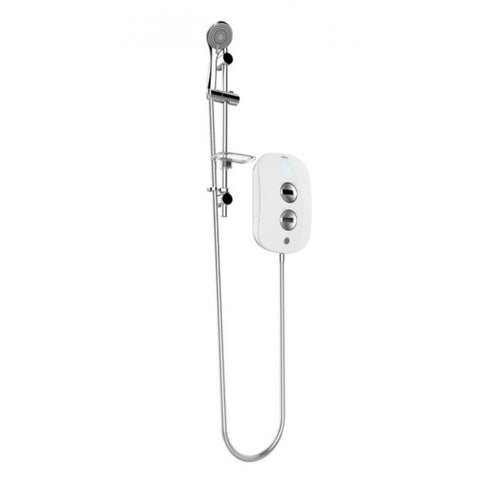 AKW iTherm White 8.5kw Thermostatic Shower with Standard kit