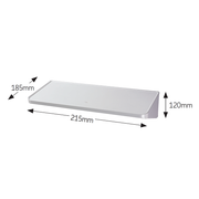 AKW Small White Polypropylene Shelf