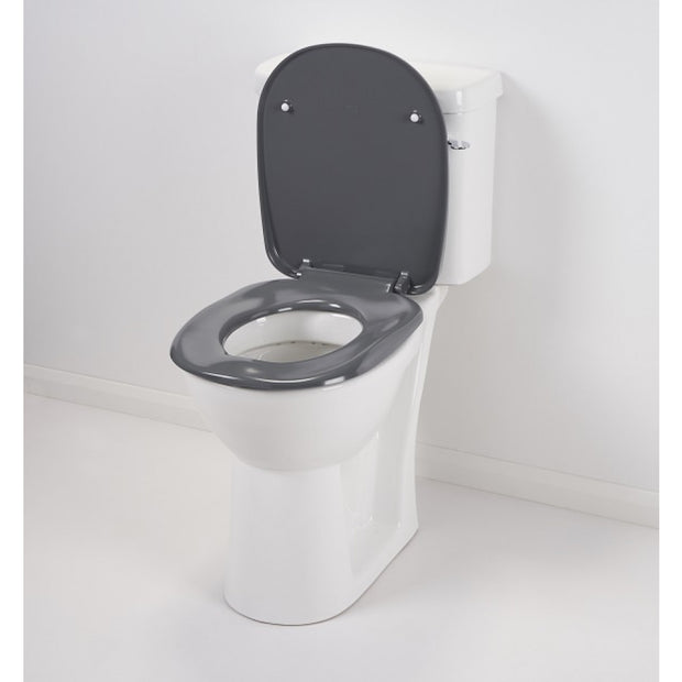 AKW Ergonomic Toilet Seat with Lid Mid Grey